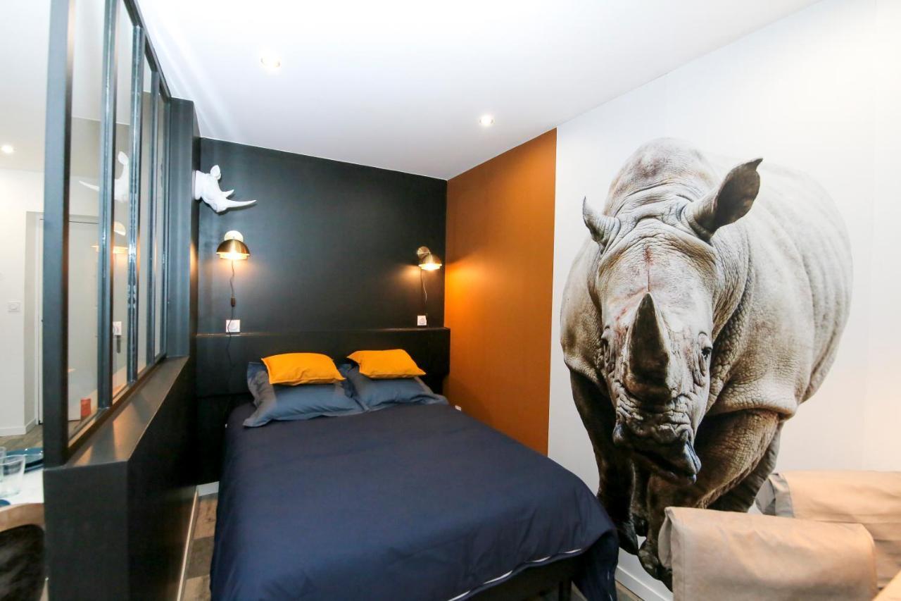 Le Rhinoceros, T1 Hypercentre Chic Et Cosy, Wifi Par Sovalfi Apartment Saint-Etienne  Exterior photo
